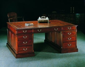 Chippendale-style partner desk